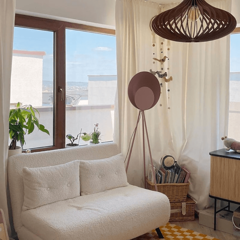 Diffuser Floor Lamp, H159cm, Pink