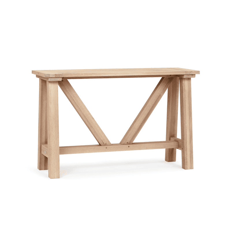 Arundel Console Table, Natural Oak
