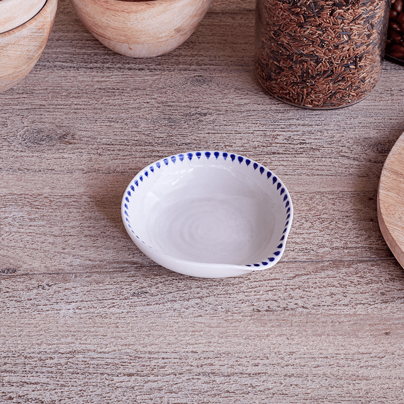 Indigo Drop Spoon Rest, 15cm
