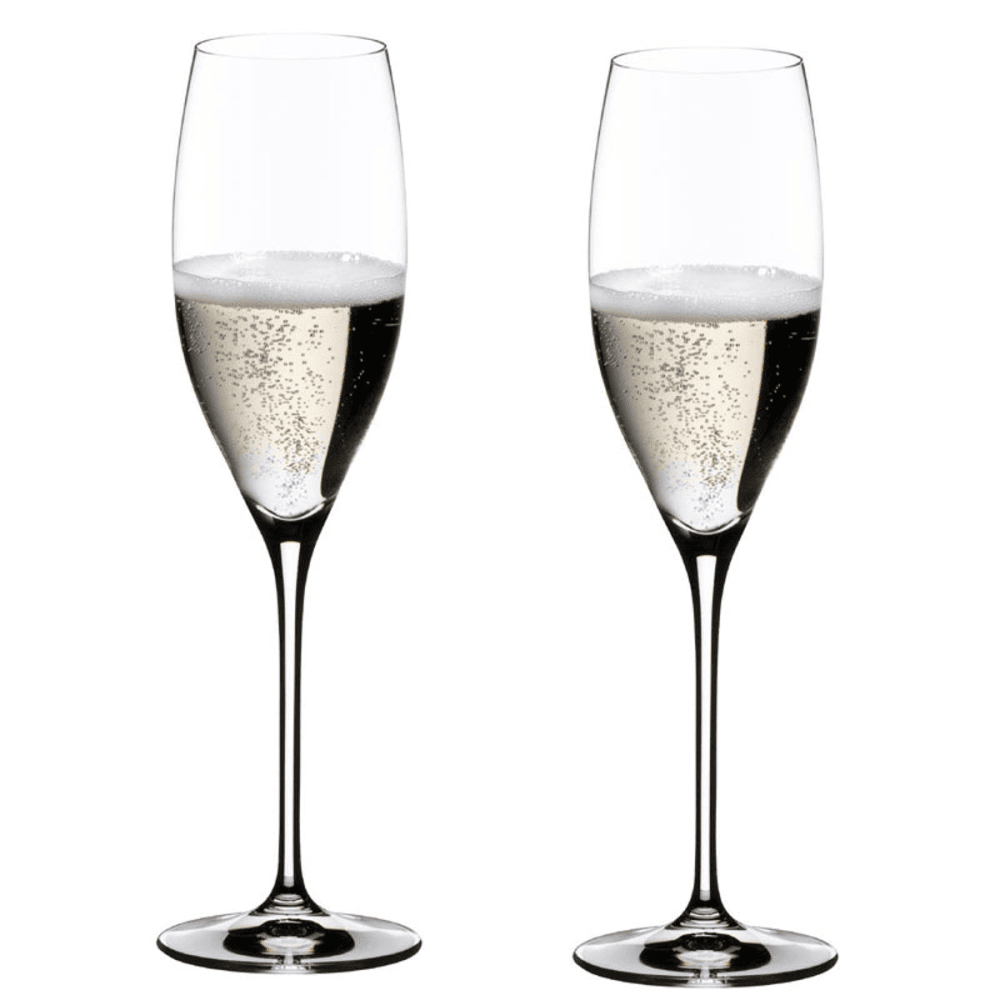 Vinum Pair of cuvee prestige Champagne flutes, H21.8 x D6.2cm - 23cl