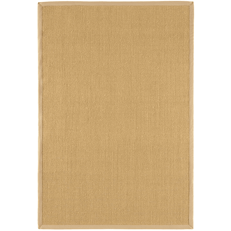 Sisal linen border runner, 120 x 180cm, linen