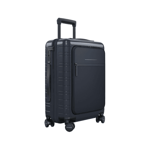 Image showing the H5 Smart Cabin Suitcase, H55 x W20 x L40cm, Glossy Night Blue product.