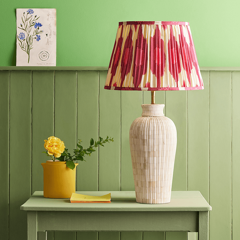 Albany Bone Table Lamp, H44cm, White