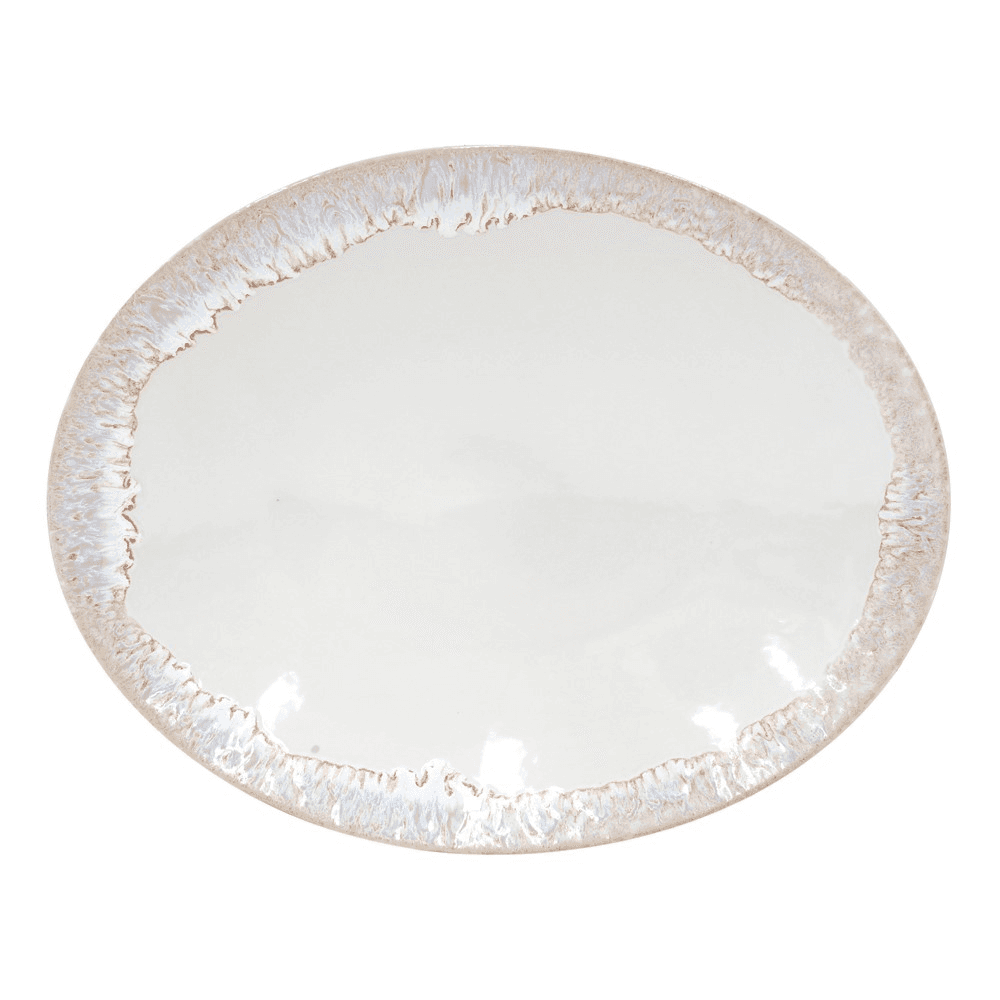 Taormina Oval platter, 41cm, white