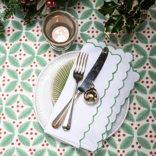Image showing the Mini Napkin, 45 x 45cm, Green product.