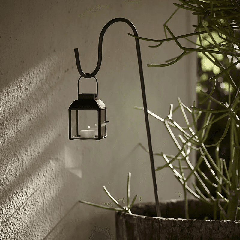 Westport Lantern, H11cm, Grey