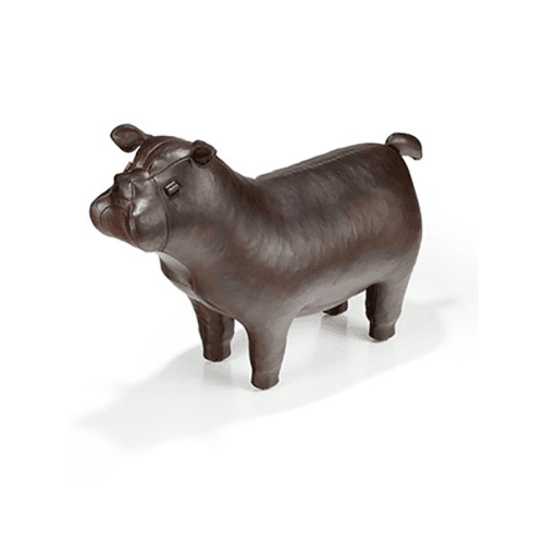 Image showing the Hand Crafted Leather Bulldog, Medium product.