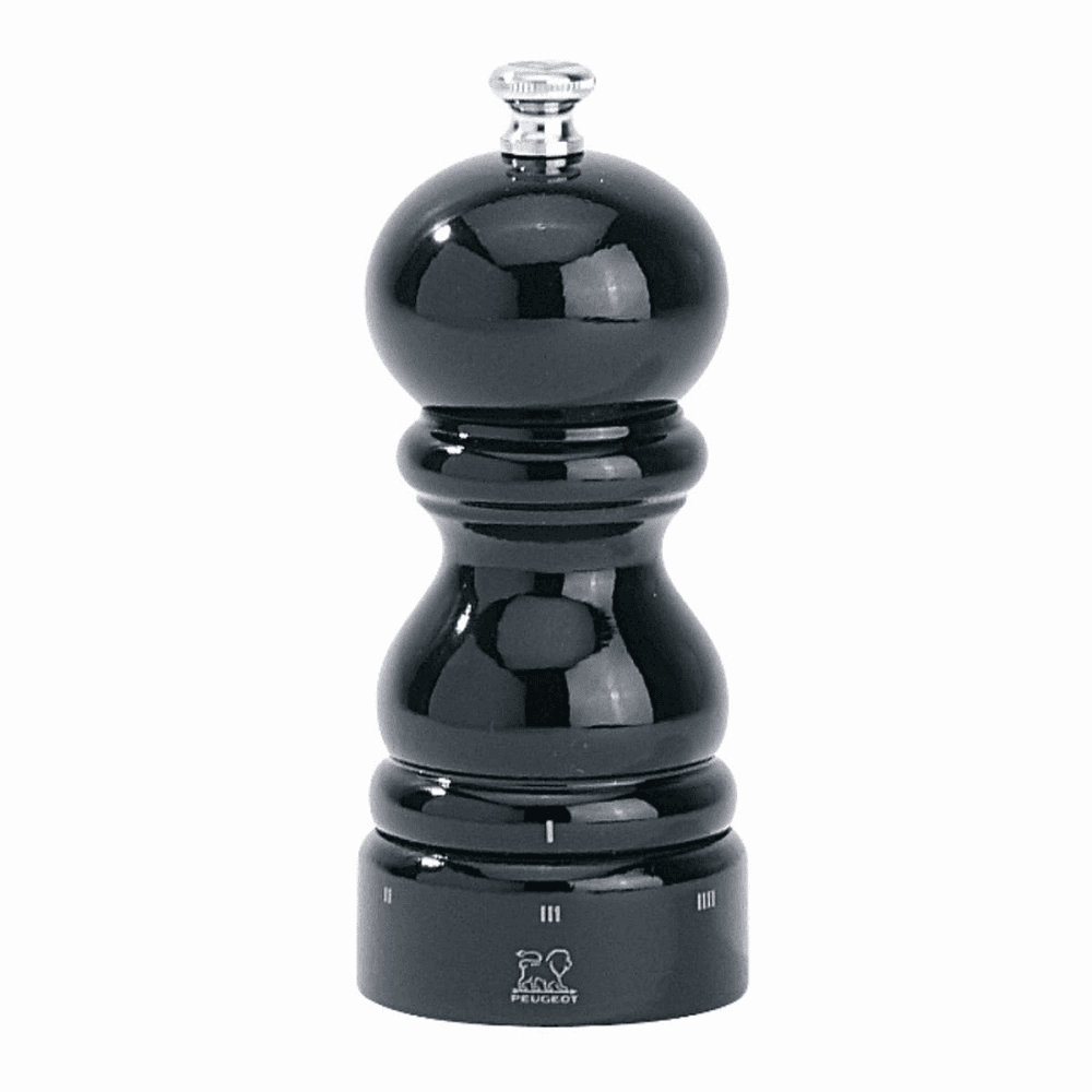 Paris u' Select Salt mill, 12cm, Black Lacquer Finish