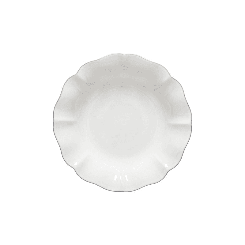 Rosa Set of 6 Pasta Bowls, D25cm, White