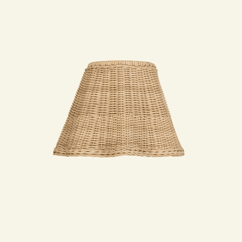 Wave Rattan Lampshade, Natural