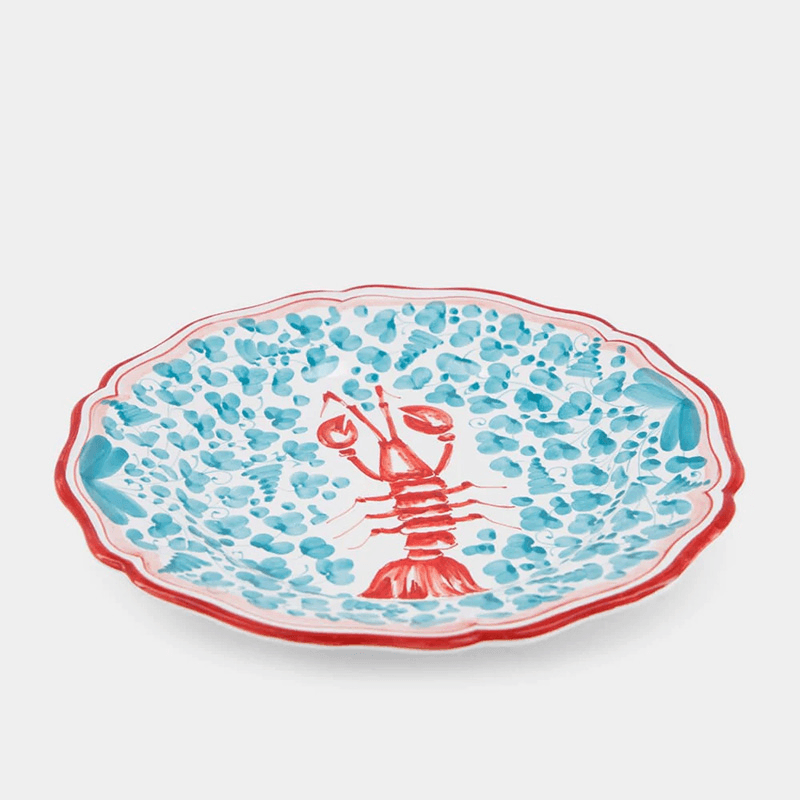 Menagerie D’été Plate, D28cm, Blue