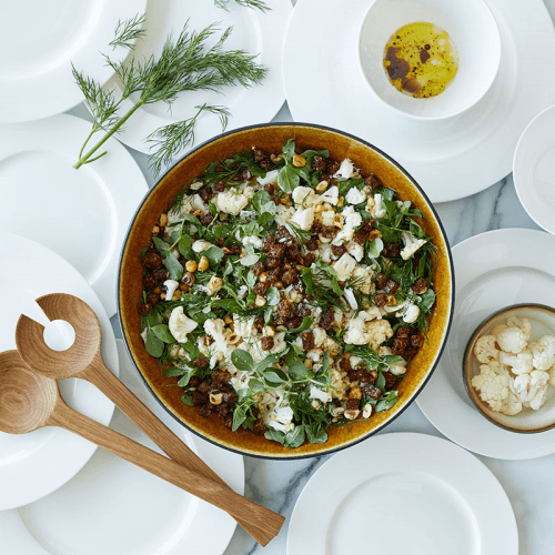 Image showing the Gastro Salad Bowl, D30cm, Amber product.