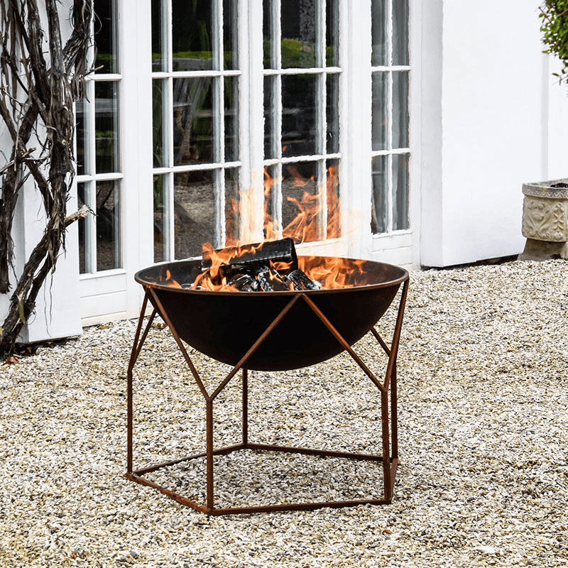 Buckingham Outdoor firebowl, W70cm, Rust