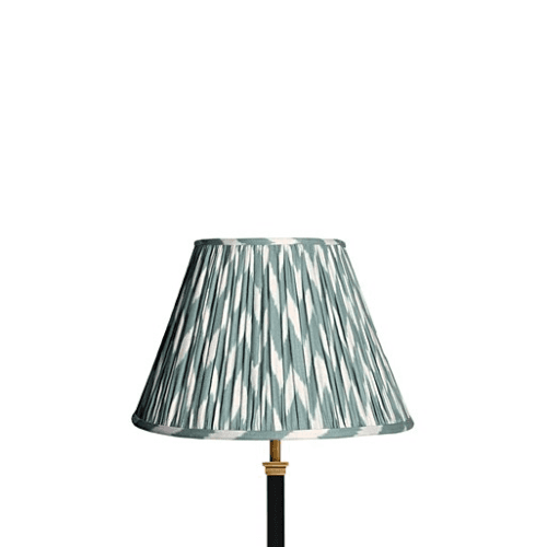 Image showing the Empire Shade, 30cm, eau-de-nil zig-zag product.