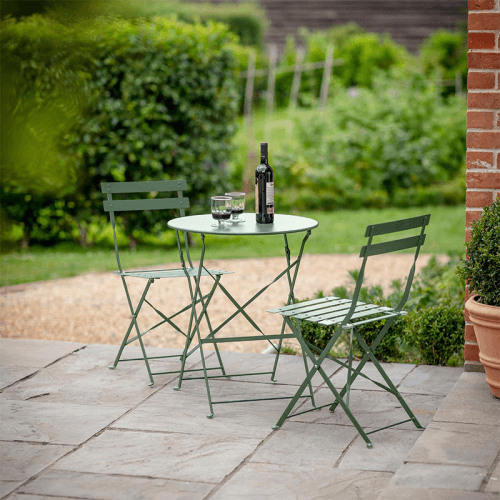 Image showing the Rive Droite 3 Peice Bistro Set, Thistle Green product.