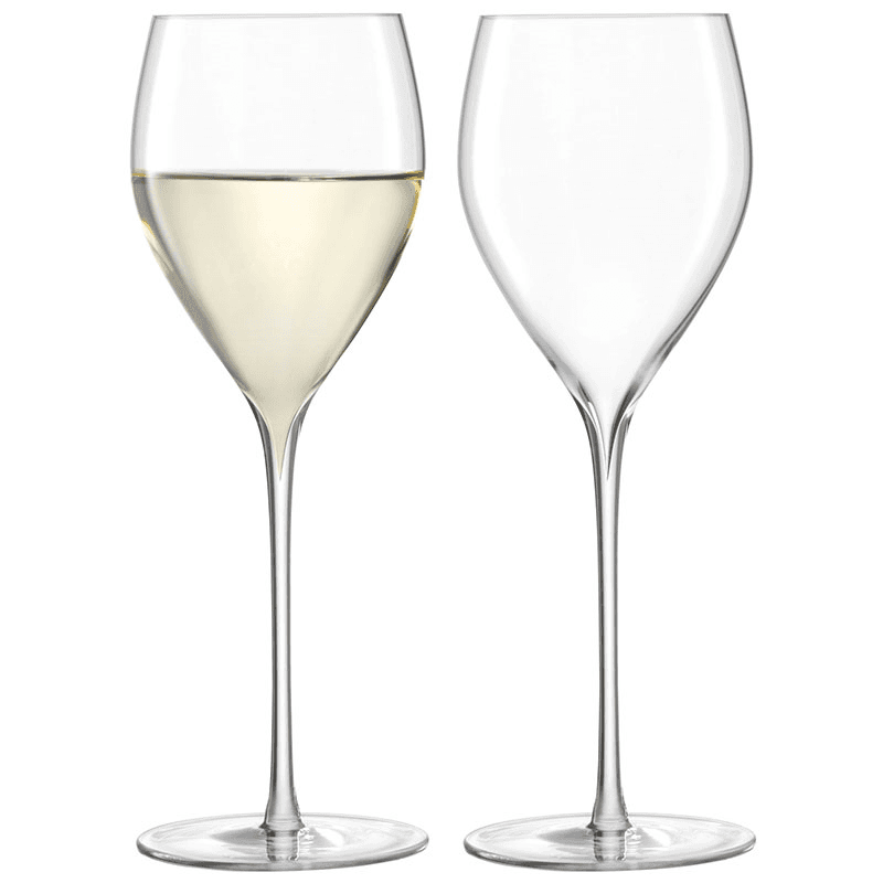 Savoy Set of 2 White Wine Glasses, 360ml, Clear