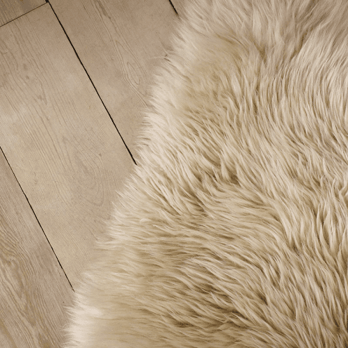 Image showing the Sheepskin Rug, W60cm x L90cm, Natural product.