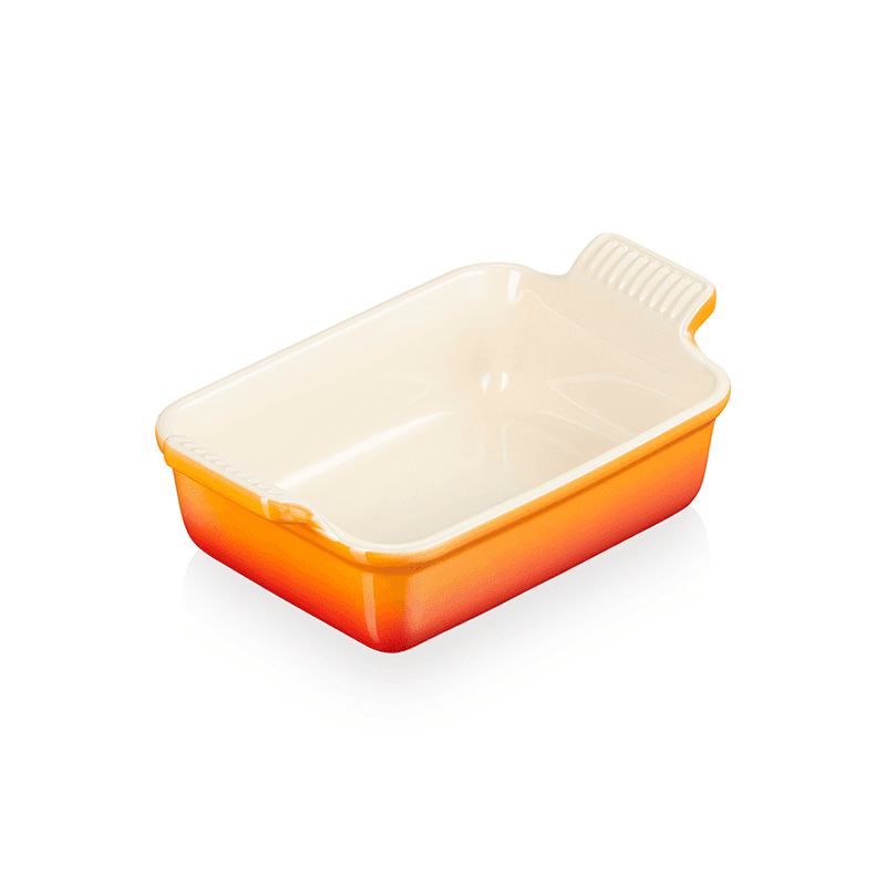 Stoneware Rectangular dish, 19 x 14cm - 1 litre, volcanic