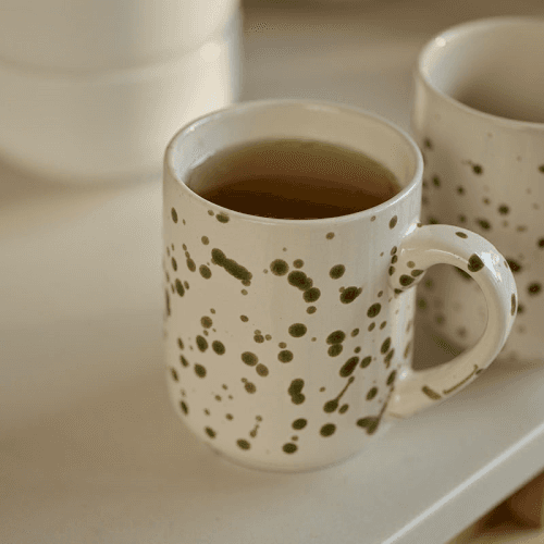 Image showing the Splatter Mug, 300ml, Olive product.