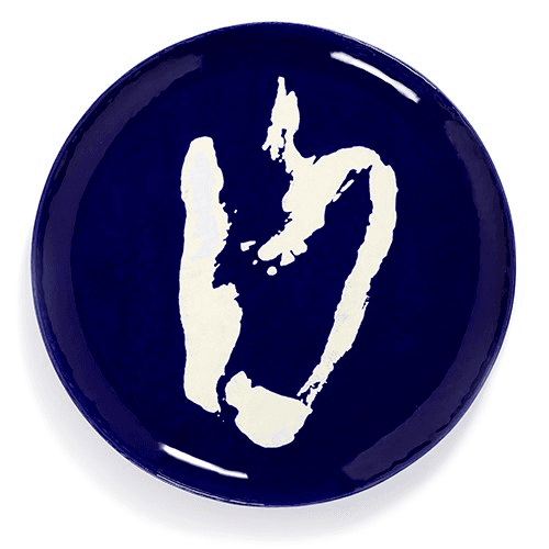 Image showing the Ottolenghi Extra large serving platter, D45, Blue And White product.