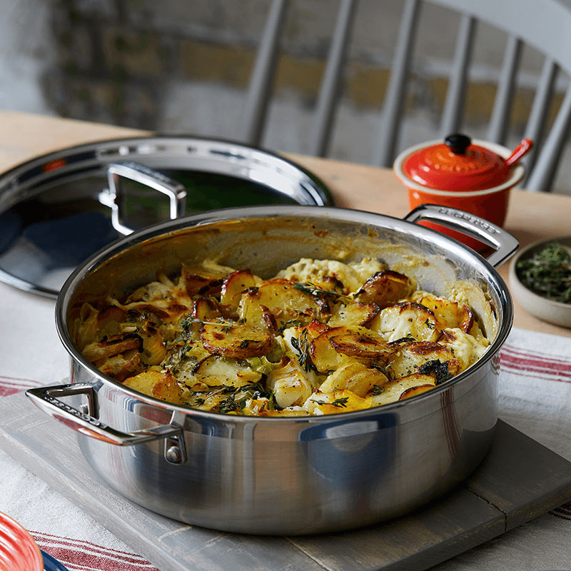 Classic 3-ply Sauteuse, 28cm, Stainless Steel
