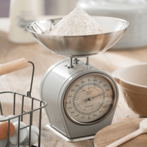 Image showing the Living Nostalgia Mechanical scales, 4kg, Grey product.