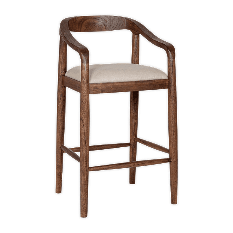 Anbu Acacia  Counter Chair, Washed Walnut