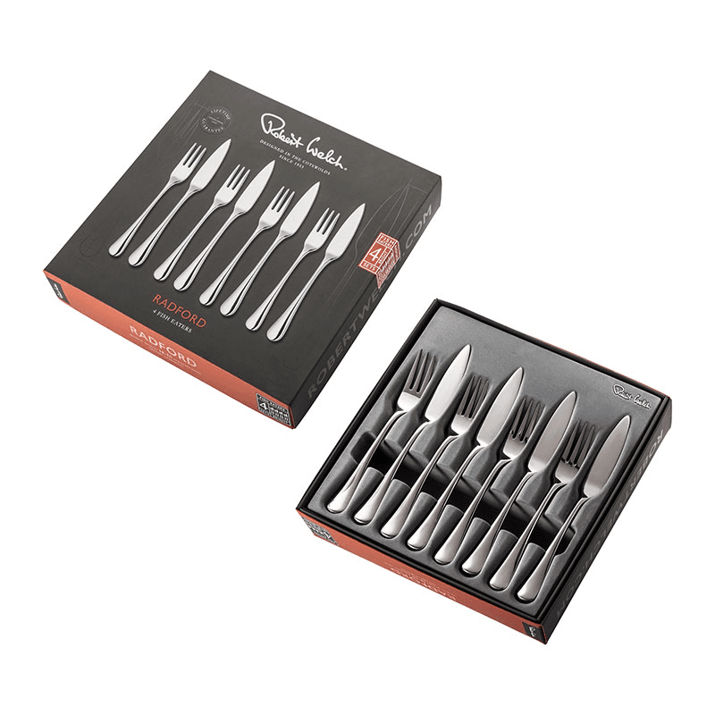 Radford Bright 4 Piece Fish Eater Set, Stainless Steel