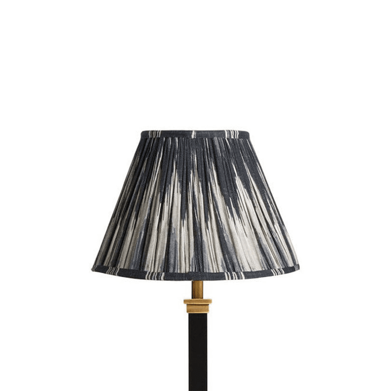 Empire Shade, 20cm, black and white Ikat by Matthew Williamson