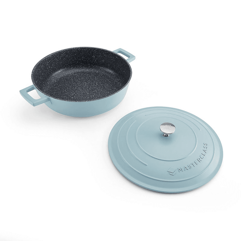 Shallow Casserole Dish, 4L, Pastel Blue