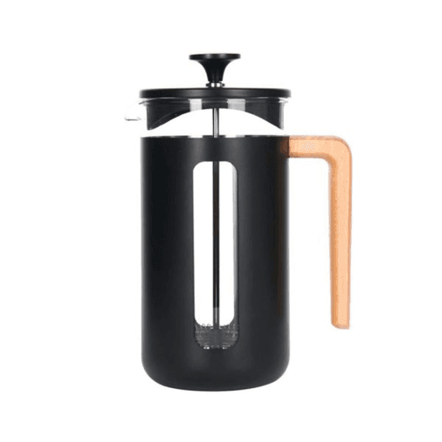 Image showing the Pisa Stainless Steel Cafetière, 8 Cup, Black product.