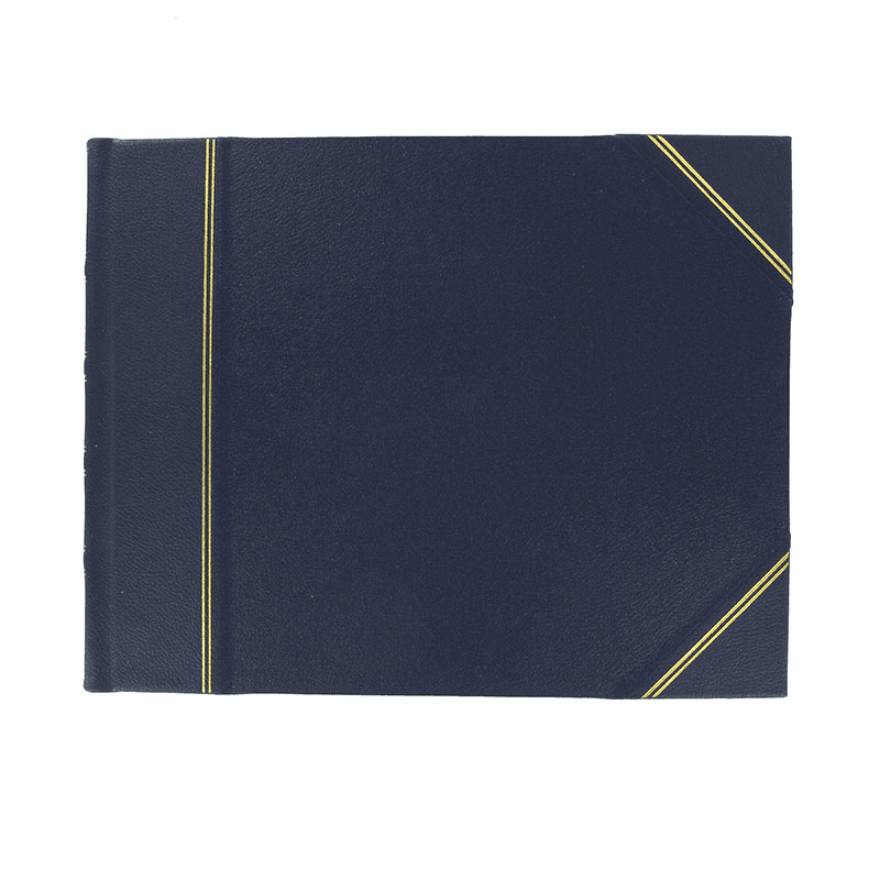 Original Landscape Address Book, 22 x 28.5cm, Blue