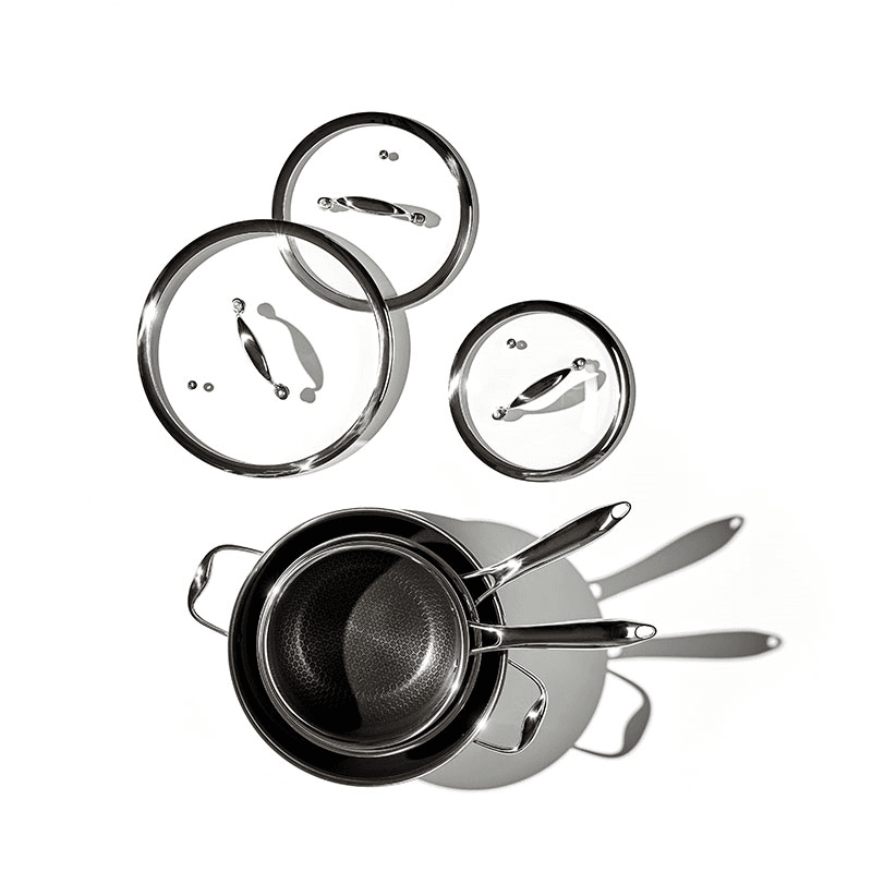 Hybrid 6 Piece Pot Set, Steel