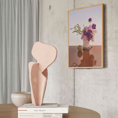 Image showing the BLOOM 01 Art Print, 50 x 70cm, Amber product.