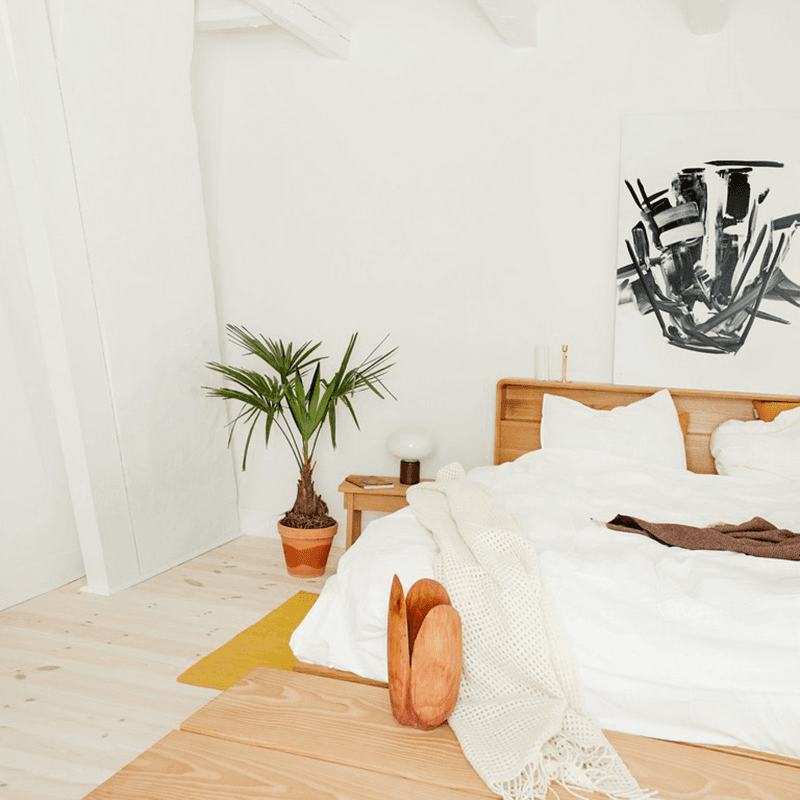 Basket Plaid Throw, H200cm x W130cm, Off White
