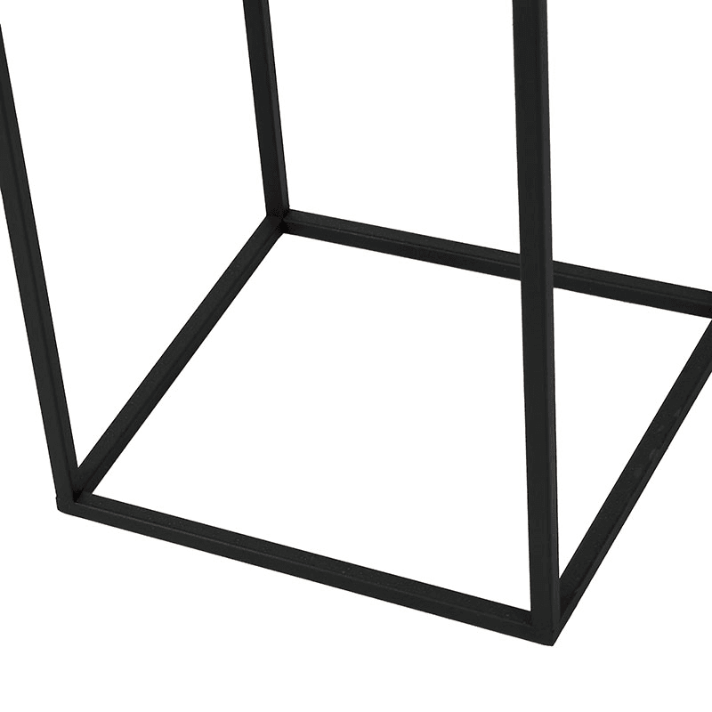 Metal Set of 2 Metal Planters, Graphite
