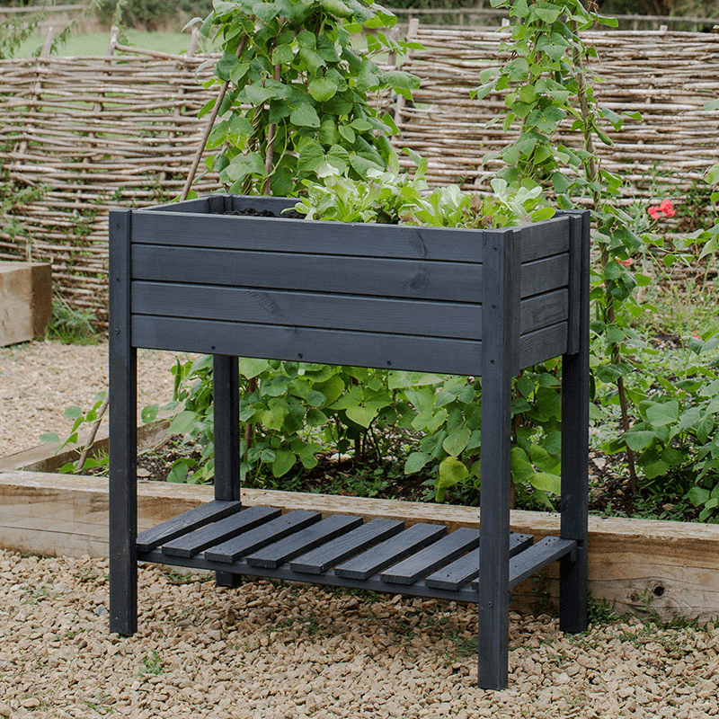Latchmere Raised Planter, H79cm, Carbon