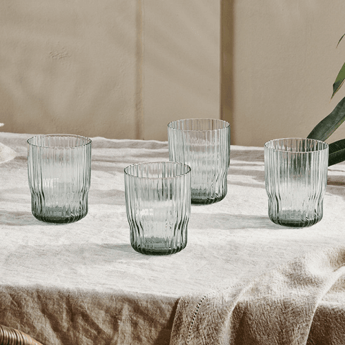 Image showing the Fali Set of 4 Tumblers, 250ml, Blue product.