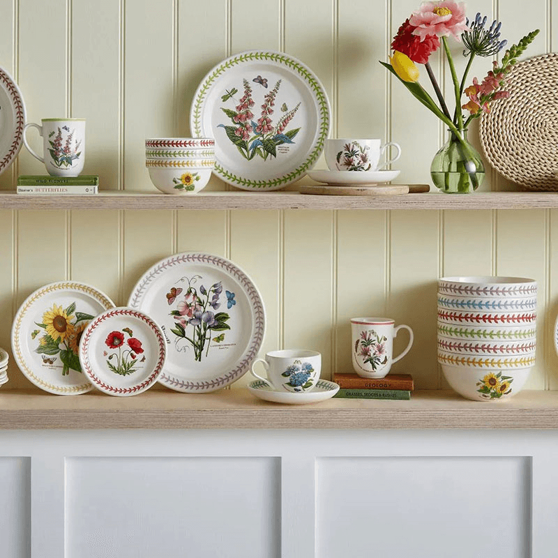 Botanic Garden Meadow Set of 6 Salad Plates, D21.5cm, Multi