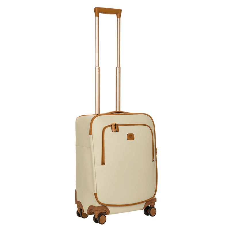 Firenze Carry-on Suitcase, H55 x L40 x W23cm, Cream