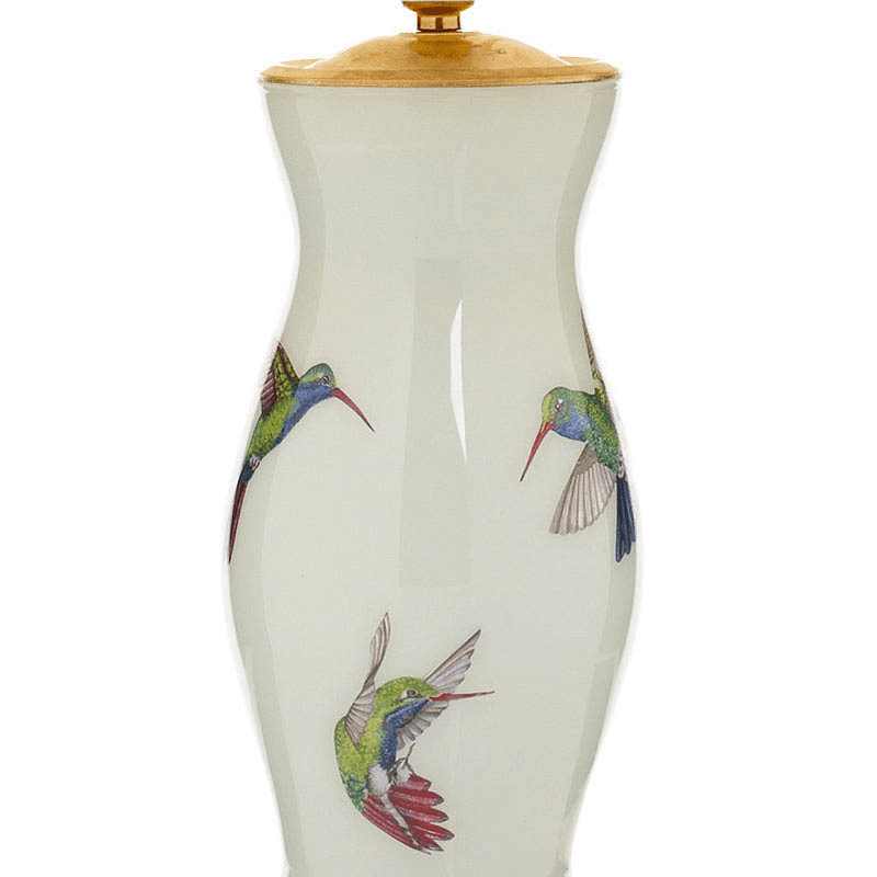 Come Fly With Me Lamp base, 15 x 33cm, Cloud Green