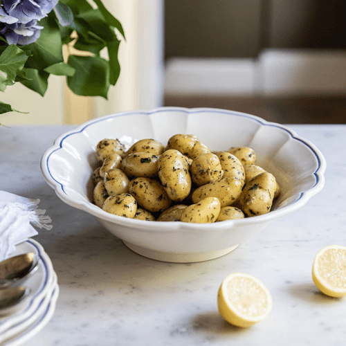 Image showing the Romilly Salad Bowl, D25cm, Blue product.