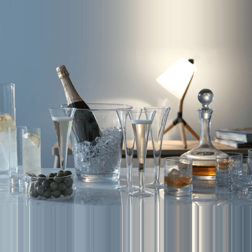 Image showing the Bar Ships decanter, 1 litre, clear product.