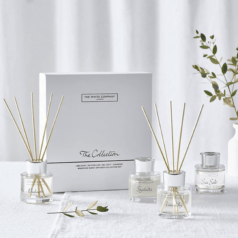 The Mini Diffuser Set, 4 x 50ml, White