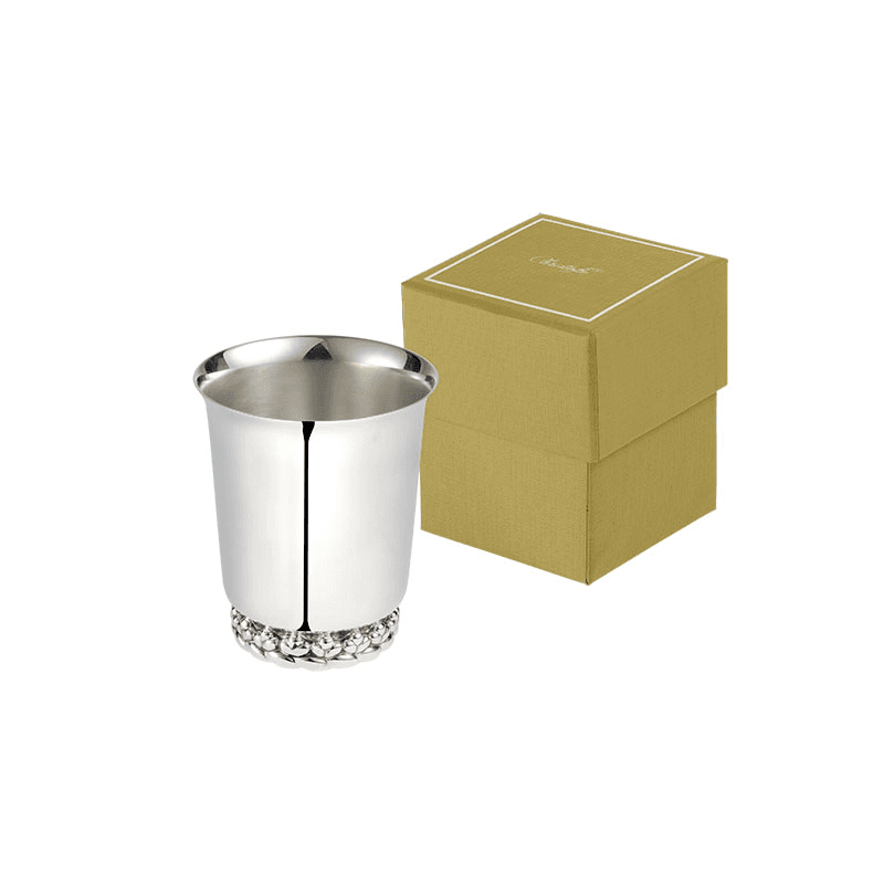 Babylone Cup, H8.5 x D7cm, Silver