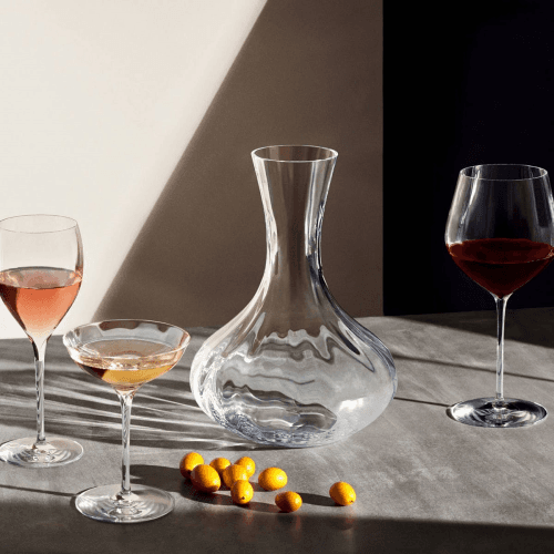 Image showing the Elegance Optic Pair of champagne coupe glasses product.