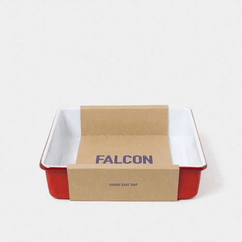 Image showing the Square Bake Tray, Pillarbox Red product.