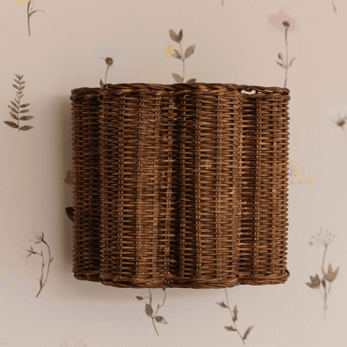 Image showing the Clover Wall Light, Teak product.