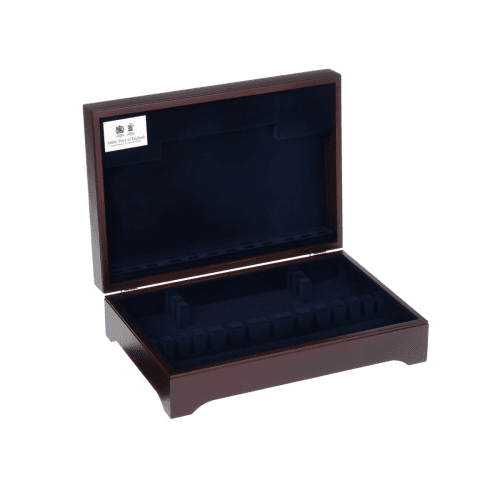 Image showing the Universal cutlery canteen (cutlery not included), up to 124 pieces, Mahogany product.
