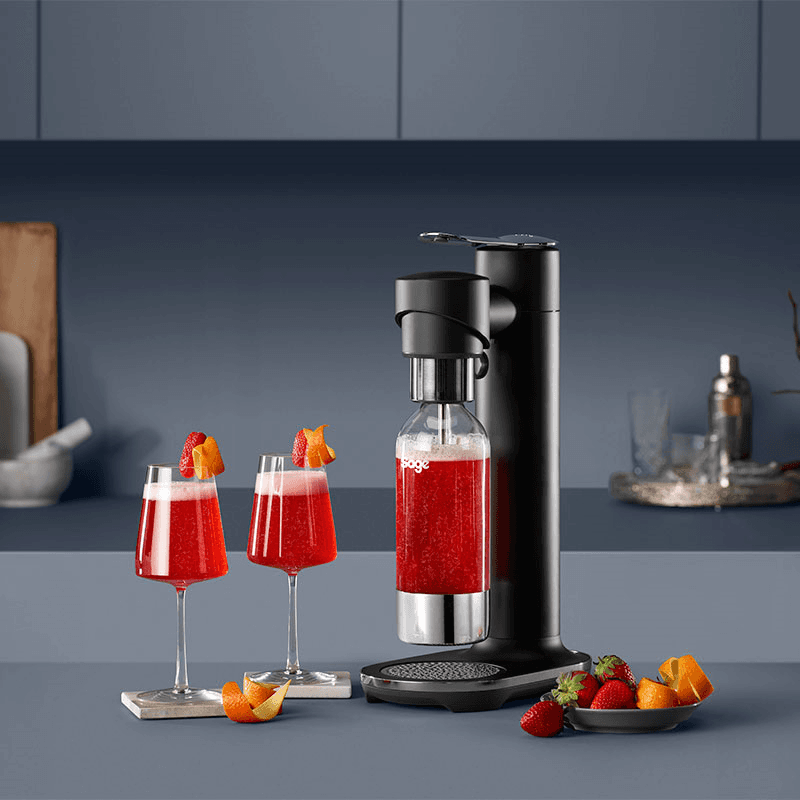 The Infizz Fusion Sparkling Drink Maker, H43cm, Black Truffle